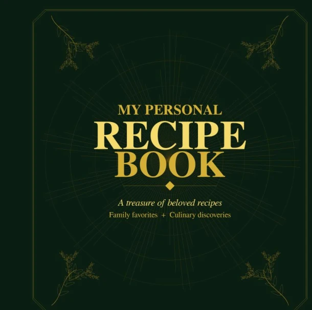 Recipe Book Fill-in Book - Recipe Collection Book - My Recipe Notebook – Ab Media – boek cover