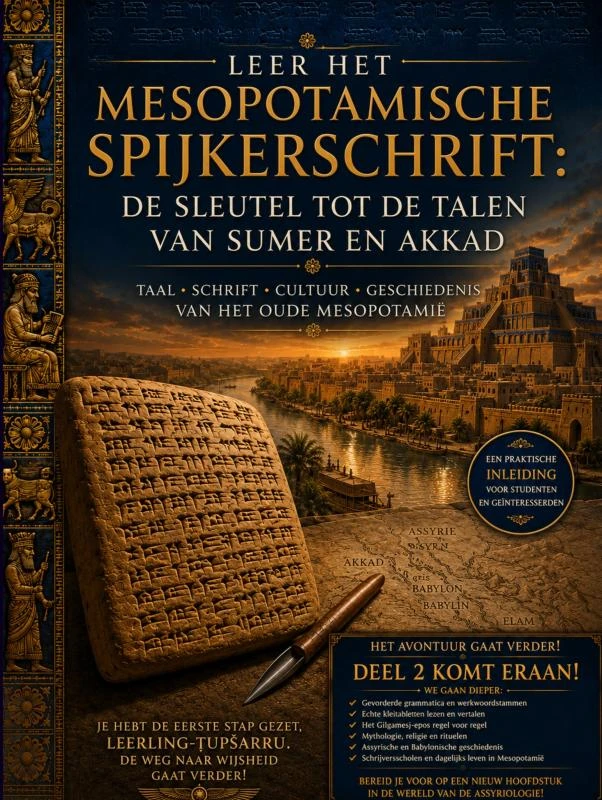 Leer het Mesopotamische Spijkerschrift Deel 1 – MJ van Hagen – boek cover