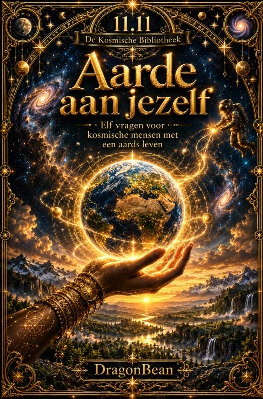 Aarde aan jezelf - Elf vragen voor kosmische mensen met een aards leven – Dragon Bean – boek cover