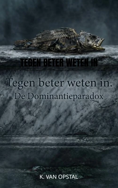 Tegen beter weten in – Kristof Van Opstal – boek cover