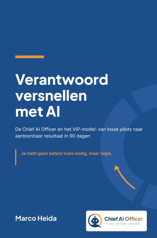 Verantwoord versnellen met AI – Marco Heida – boek cover