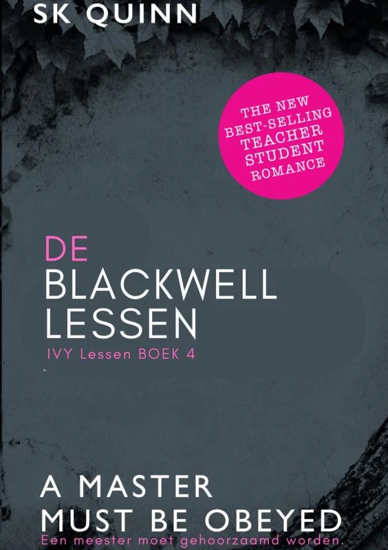 De Blackwell Lessen – Suzy K Quinn – boek cover