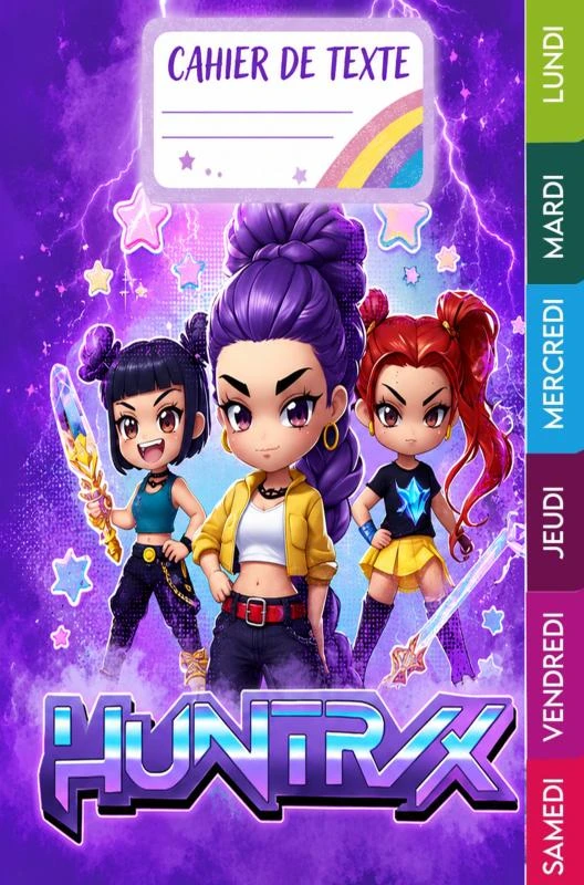 Cahier de Textes Scolaire 2026-2027 ¿ KPOP DEMON HUNTERS – boek cover