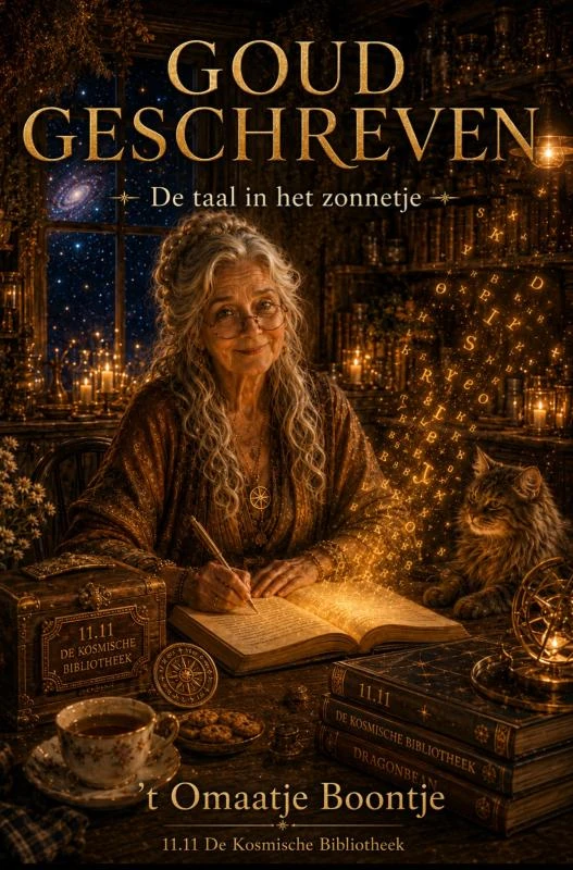 Goud Geschreven - De taal in het zonnetje – Omaatje Boontje – boek cover