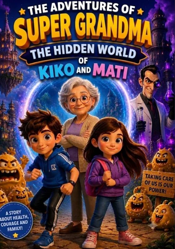 The Adventures of Super Grandma: Kiko and Mati's Hidden World – Matilde Santos – boek cover