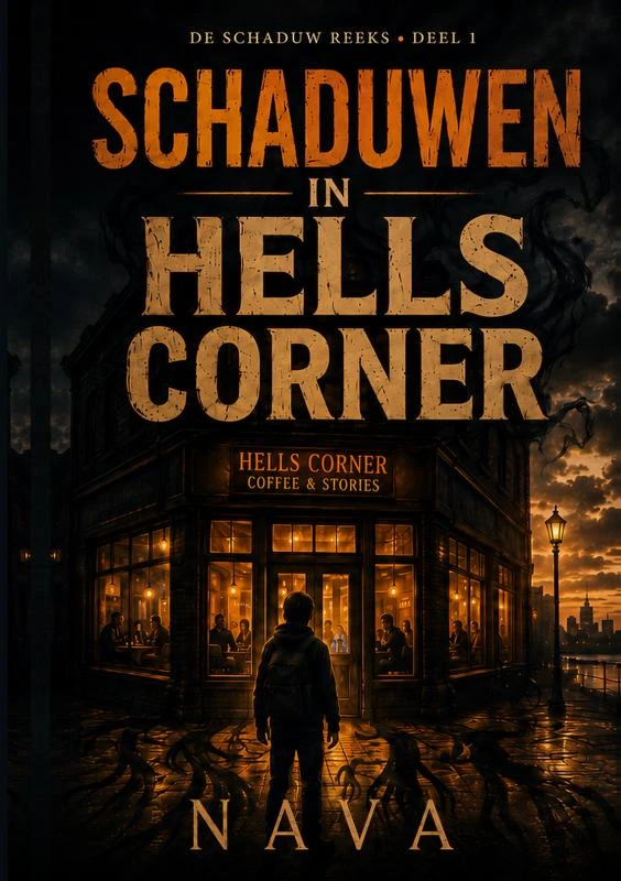 Schaduwen in Hells Corner – N. NAVA – boek cover