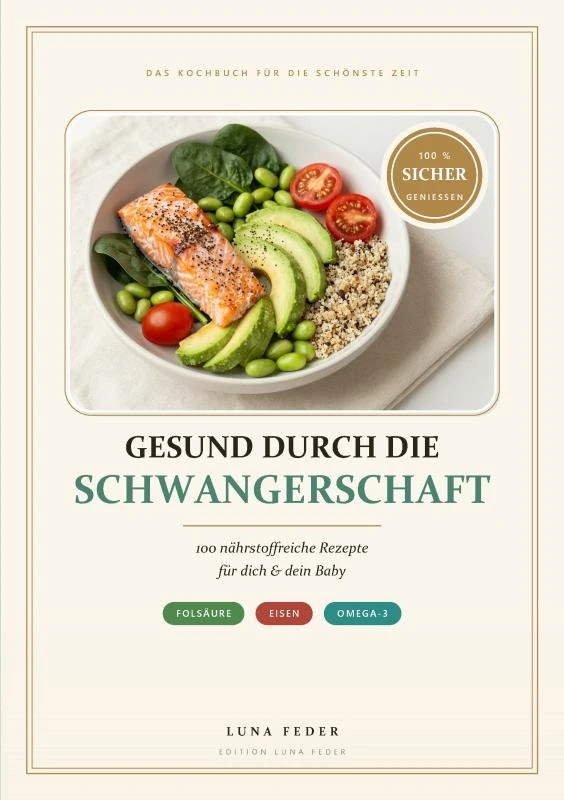 Gesund durch die Schwangerschaft – Luna Feder – boek cover