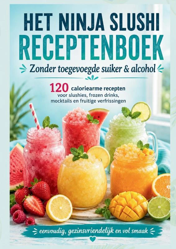 HET NINJA SLUSHI RECEPTENBOEK : Zonder toegevoegde suiker & alcohol – Clara Eisfeld – boek cover