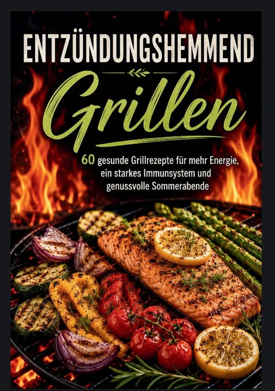 Entzündungshemmend Grillen: 60 gesunde Grillrezepte für mehr Energie, ein starkes Immunsystem und genussvolle Sommerabende – Mara Grillmann – boek cover