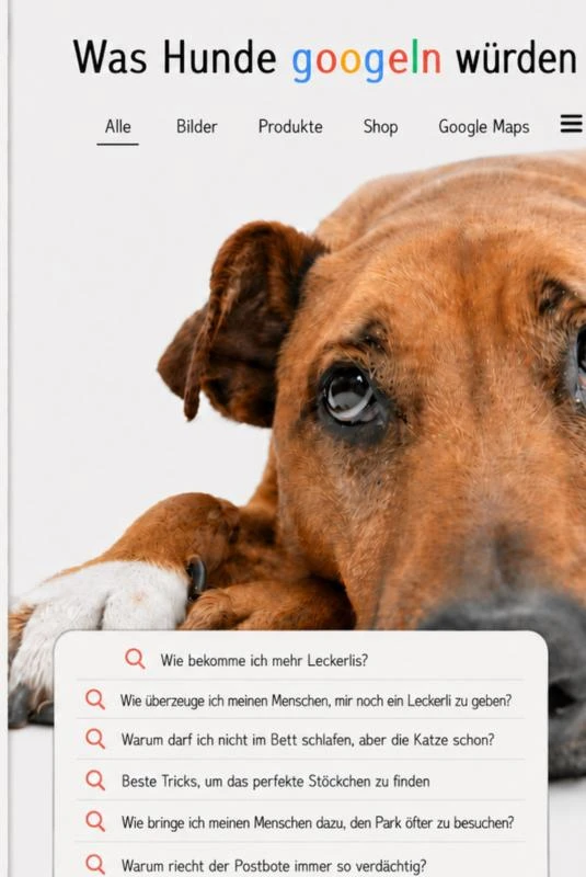 Was Hunde googeln würden – Julian Corvian – boek cover