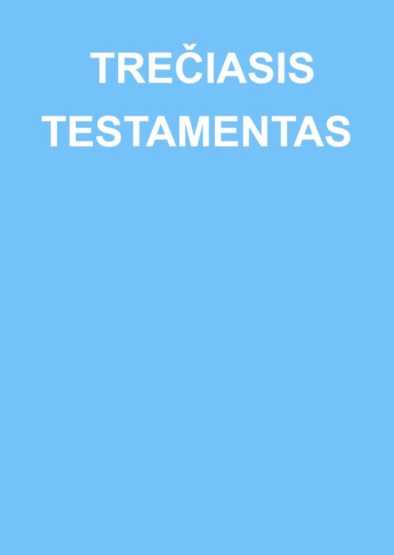 TRE¿IASIS TESTAMENTAS – Anna Maria Hosta – boek cover