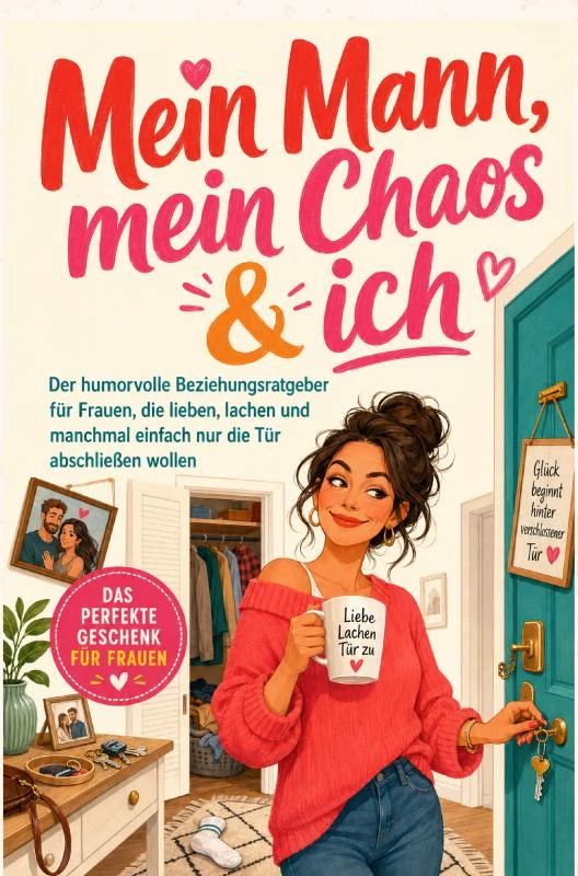 Mein Mann, mein Chaos & ich (lustiges Geschenk für Ehefrau) – Tina Herzklarer – boek cover