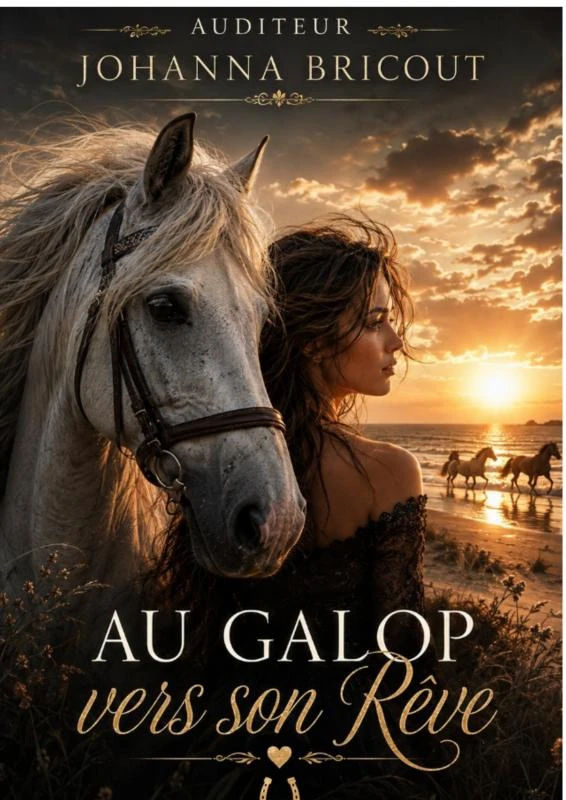 Au galop vers son rêve – Johanna Bricout – boek cover
