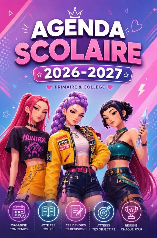 Agenda Scolaire 2026-2027 – boek cover