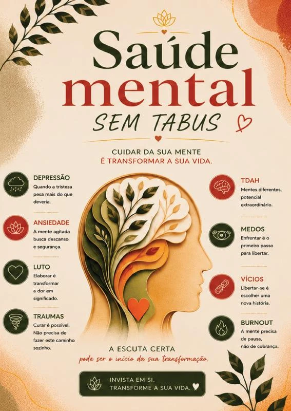 Saude mental sem tabus – Sam Psicoterapeuta – boek cover