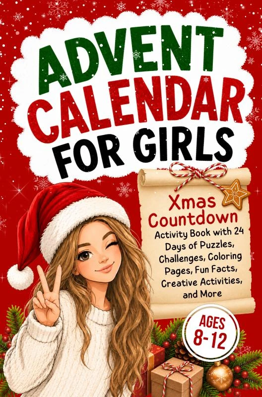 Advent Calendar for Girls Ages 8-12 – Lina Reese – boek cover