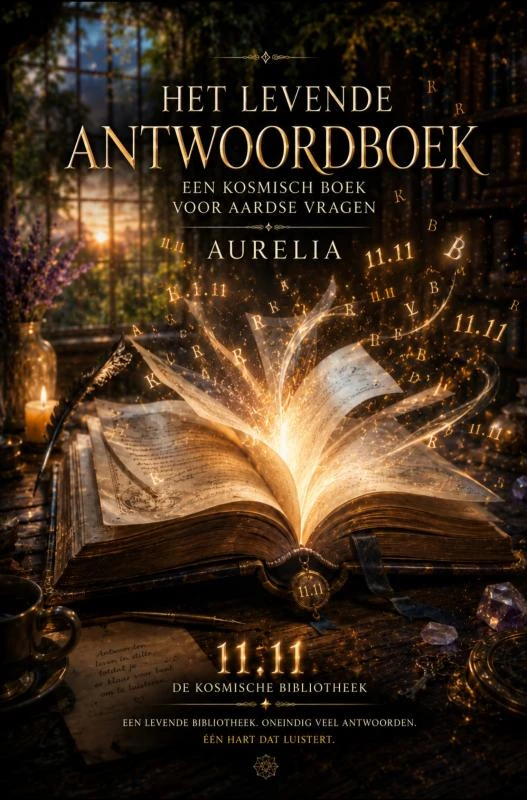 Het Levende Antwoordboek - Een kosmisch boek voor aardse vragen – boek cover