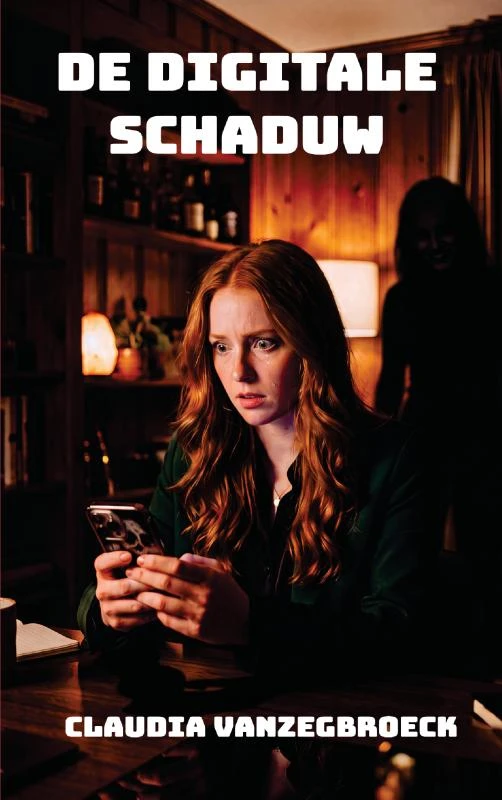 De digitale schaduw – Claudia Vanzegbroeck – boek cover