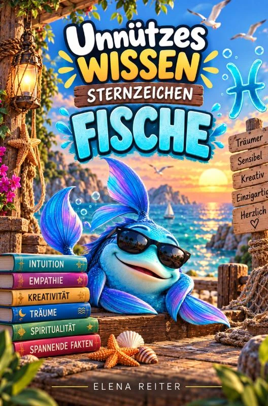 Unnützes Wissen Sternzeichen Fische Buch – Elena Reiter – boek cover