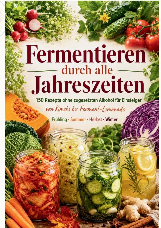 Fermentieren durch alle Jahreszeiten – Anita Wintergrün – boek cover