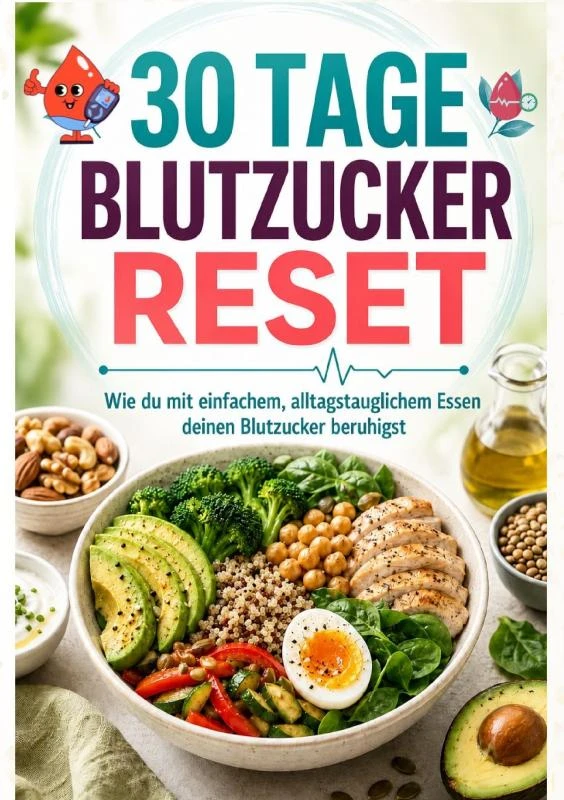 30 Tage Blutzucker-Reset: Wie du mit einfachem, alltagstauglichem Essen deinen Blutzucker beruhigst – Tizi Feldner – boek cover