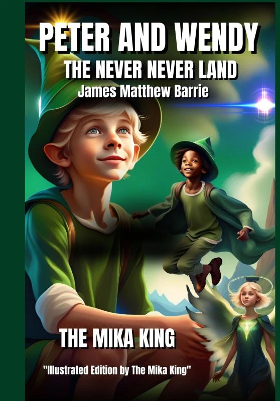 PETER AND WENDY THE NEVERLAND James Matthew Barrie The Mika King Illustrated Edition Version – The Mika King – boek cover