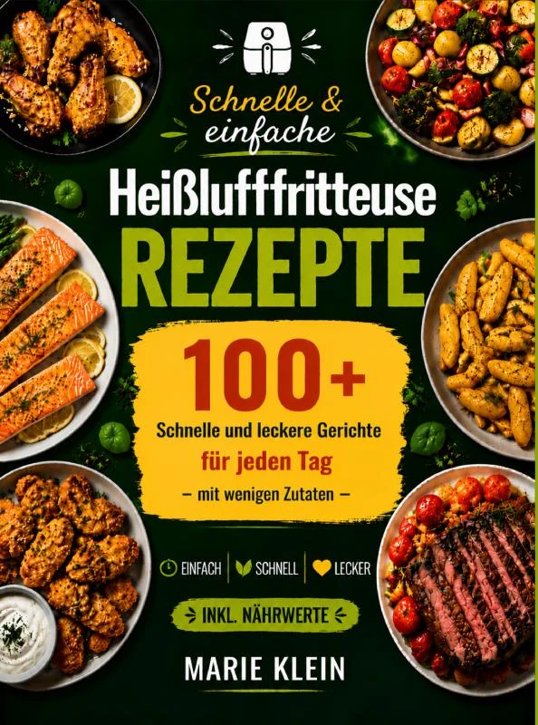 Schnelle & einfache Heißluftfritteuse Rezepte – Klein Marie – boek cover