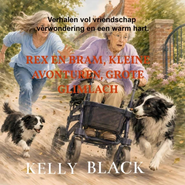 Rex en Bram, kleine avonturen, grote glimlach – Kelly Black – boek cover