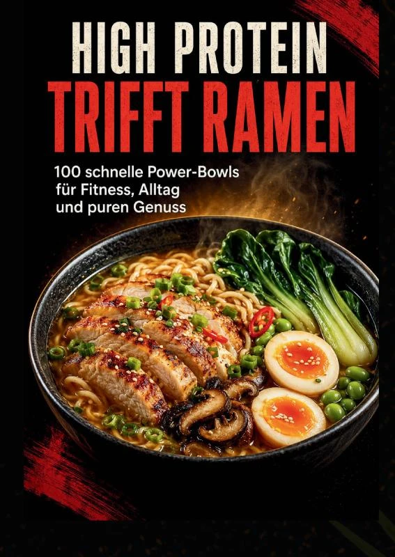 High Protein trifft Ramen: 100 schnelle Power-Bowls für Fitness, Alltag und puren Genuss – Corinna Starkfeld – boek cover