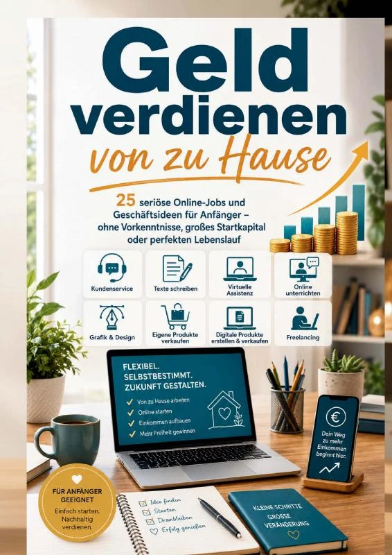 GELD VERDIENEN VON ZU HAUSE – Nora Heimfeld – boek cover
