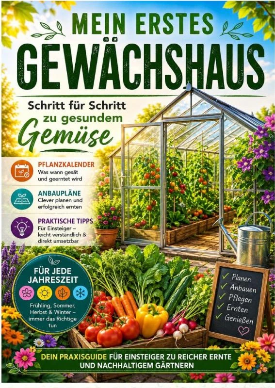 Mein erstes Gewächshaus: Schritt für Schritt zu gesundem Gemüse – Katharina Wiesengrund – boek cover