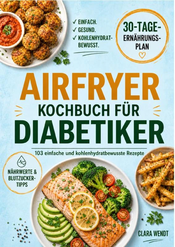 Airfryer Kochbuch für Diabetiker – Clara Wendt – boek cover