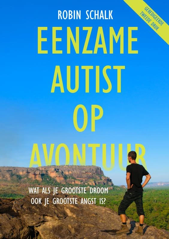 Eenzame autist op avontuur – Robin Schalk – boek cover