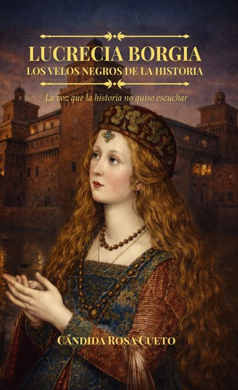 Lucrecia Borgia Los velos negros de la historia – Cándida Rosa Cueto – boek cover