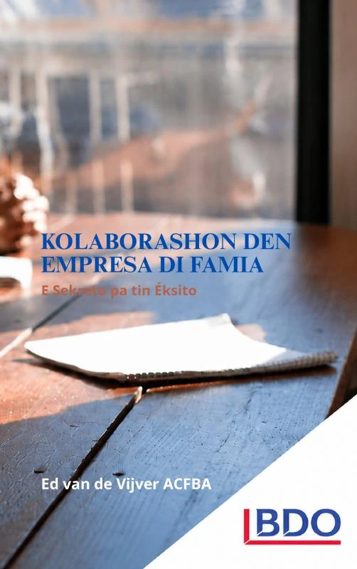 Kolaborashon den Empresa di Famia – boek cover