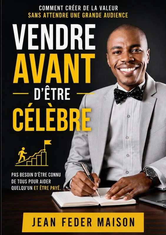 VENDRE AVANT D¿ÊTRE CÉLÈBRE – Jean Feder Maison – boek cover