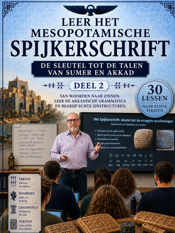 Leer het Mesopotamische Spijkerschrift Deel 2 – boek cover