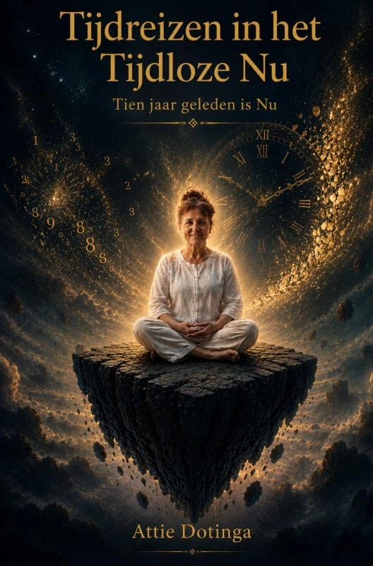 Tijdreizen in het Tijdloze Nu – Attie Dotinga – boek cover