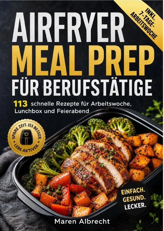AIRFRYER MEAL PREP FÜR BERUFSTÄTIGE – Maren Albrecht – boek cover