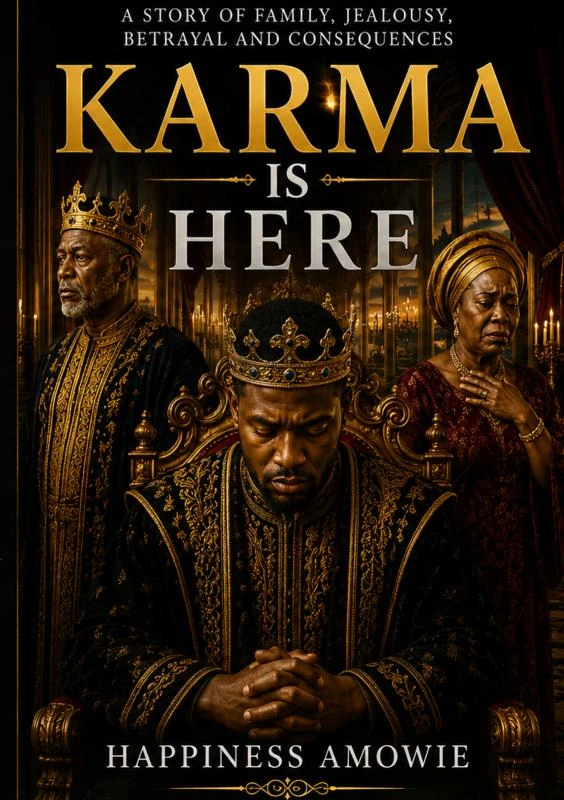Karma Is Here – Happiness Amowie – boek cover