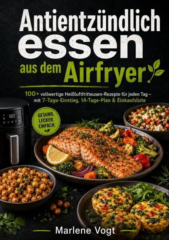 Antientzündlich essen aus dem Airfryer – Marlene Vogt – boek cover