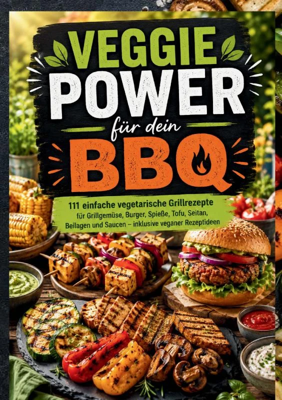 Veggie Power für dein BBQ – Clara Küchenwind – boek cover