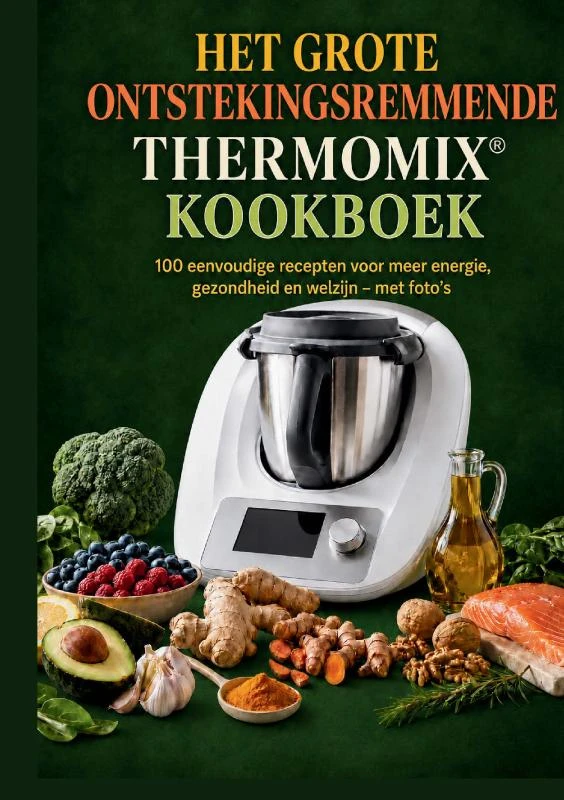 Het grote ontstekingsremmende Thermomix®-kookboek: 100 eenvoudige recepten voor meer energie, gezondheid en welzijn – Olivia Bloom – boek cover