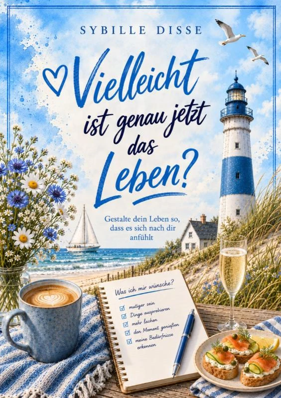Vielleicht ist genau jetzt das Leben? – Sybille Disse – boek cover