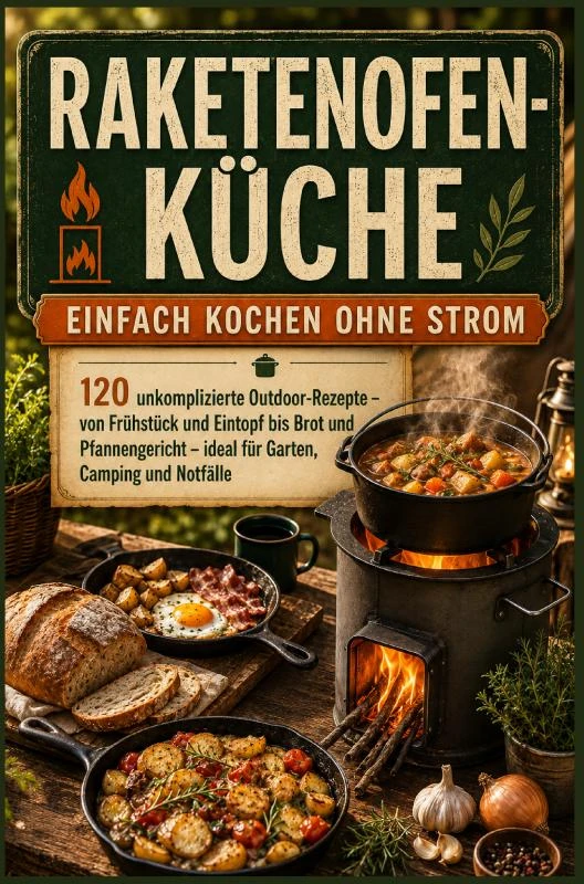 Raketenofen-Küche: Einfach kochen ohne Strom – Ella Feldgrill – boek cover