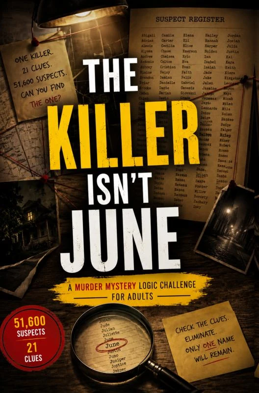 The Killer Isn't June – Elliot Wrenford – boek cover