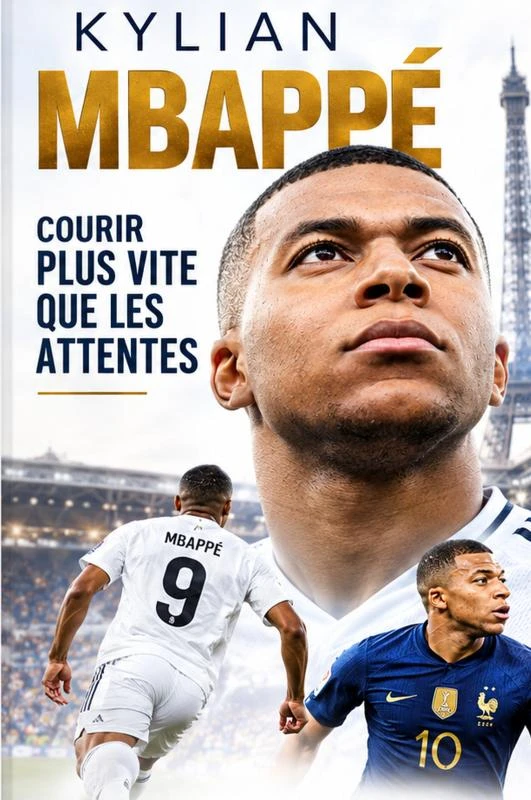KYLIAN MBAPPÉ : COURIR PLUS VITE QUE LES ATTENTES – Jean Feder Maison – boek cover