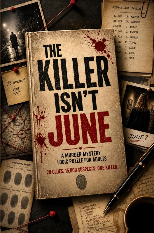 The Killer Isn't June – Charles June – boek cover