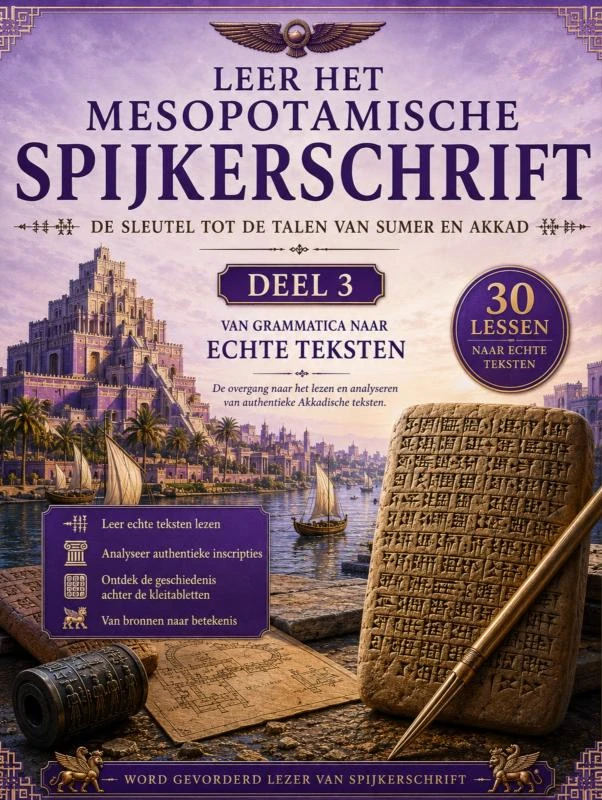 Leer het Mesopotamische Spijkerschrift Deel 3 – boek cover