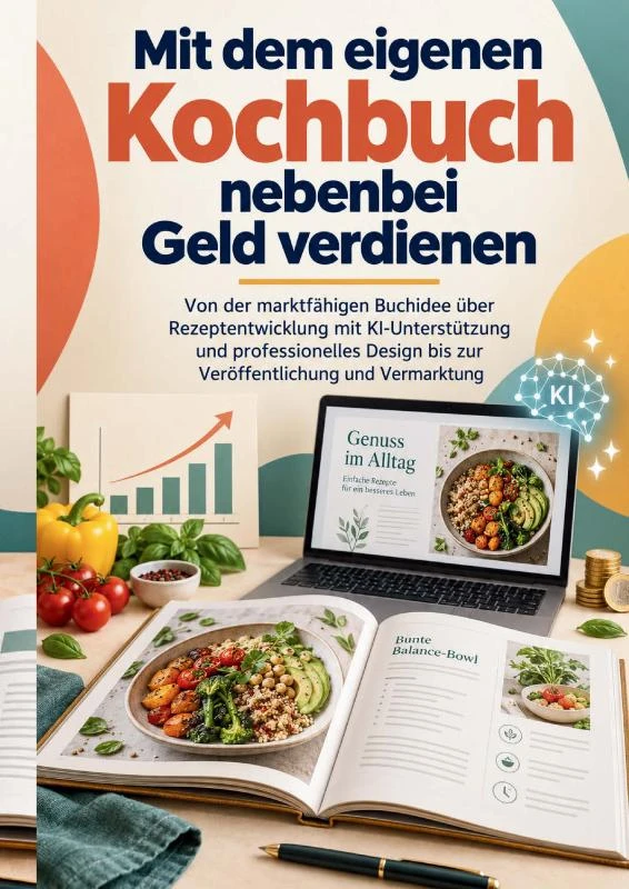 Mit dem eigenen Kochbuch nebenbei Geld verdienen – Nina Feldermann – boek cover